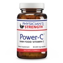 Arts sterkte Power-C - 90 capsules - Raw Food Vitamine C + Flavonoïden van Camu Camu, Acerola Cherry, Rhus coriaria & Rose Hip - Kosher - 30 porties