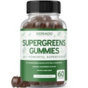 Supergreens Gummies (60 Count) Dagelijkse Groenen Gummies - Groene Supplementen met 8 Ingrediënt Power Blend - Superfood voor Immunity Ondersteuning voor volwassenen - derde partij getest, Vegan & USA Made