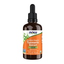 NOW Foods Supplementen, Certified Organic Kurkuma Extract, Ayurvedic Herb, Liquid Extract, Organic Turmeric Root 2 fluid ounces
