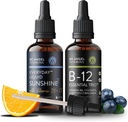 Mt. Engel Vitaminen B12 Essentieel Trio + dagelijkse vloeibare zonneschijn2 D3+K2