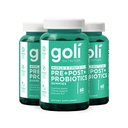 Goli Nutritional Supplement, Pre+Post+Probiotics Gummy - 180 Tellen - 's werelds eerste 3-in-1 Glutenvrij, Veganistisch, Non-GMO, en Gelatine-vrij.
