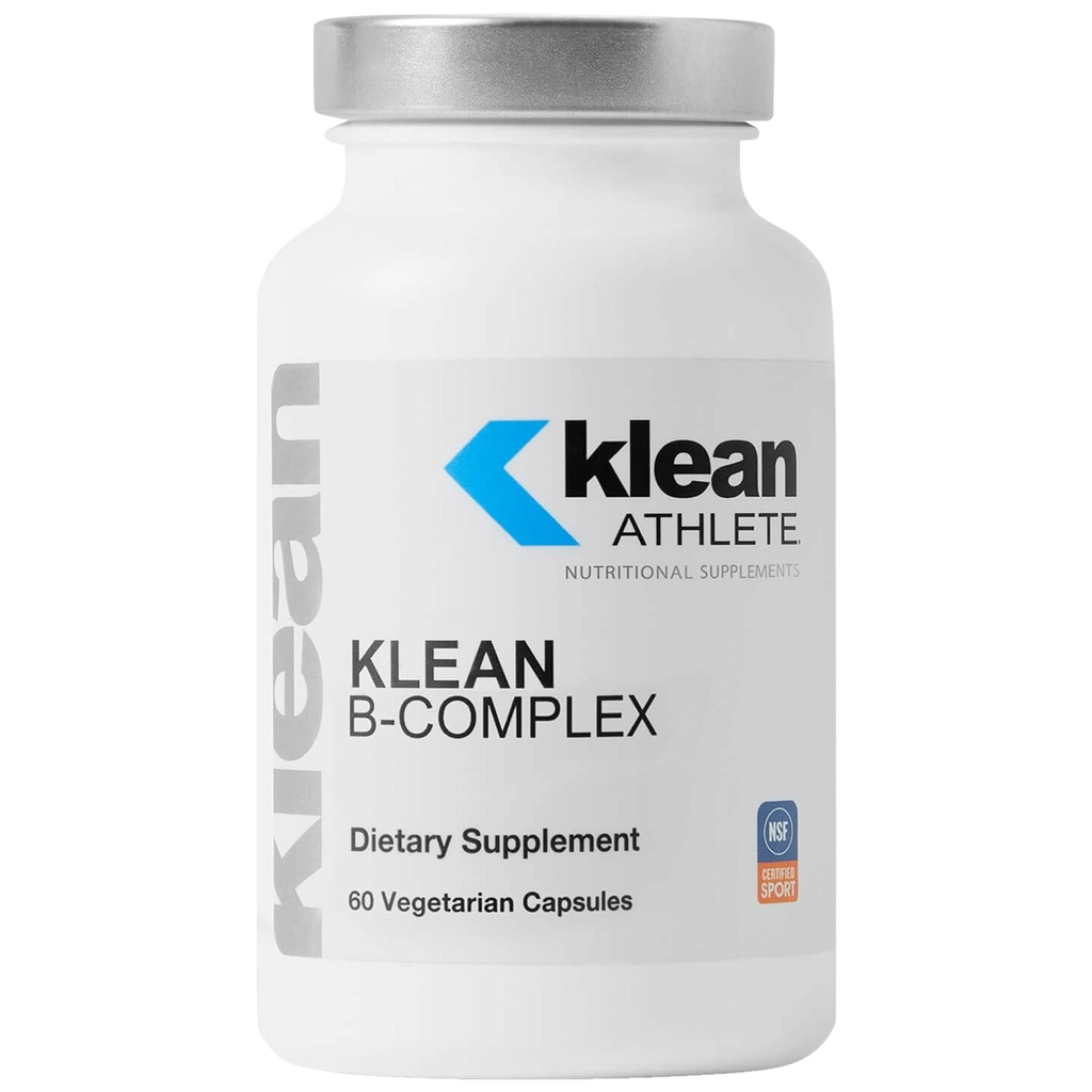 Klean ATHLETE Klean B-complex Ondersteunt energieproductie, hart- en vaatfunctie en normale celfuncties 