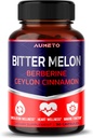 Bitter Melon Capsules - Enhanced with Berberine Ceylon Cinnamon for Circulatie Wellness and Immune Function (90 Count (Pack of 1))