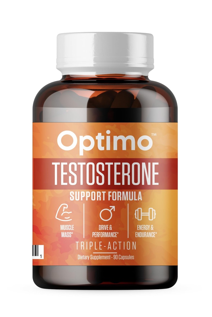Testosteron Booster Supplement voor mannen & vrouwen 9 belangrijke ingrediënten Tongkat Ali, Tribulus, Fenegriek, Ashwagandha, Maca, Boron, Zink, VIT D, DAA - 90 Capsules