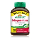 Jamieson Magnesium 250 mg, 150 caplets Waardegrootte