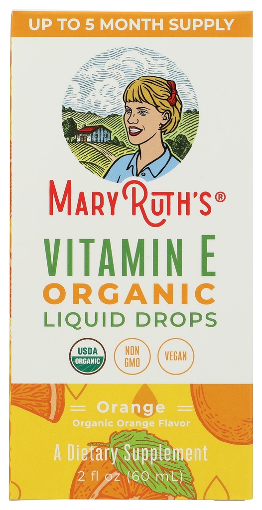 Mary Ruth's biologische vitamine E druppels, 2 Fz