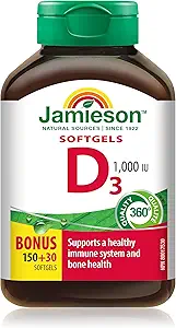 Jamieson Vitamine D 1000iu 180 Softgels