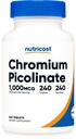 Nutricost Chroom 1000mcg, 240 tabletten - Glutenvrij, Non-GMO