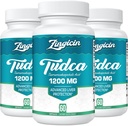 TUDCA Supplement 1200mg - 180 Veggie Capsules, Krachtige TUDCA Bile Salts Supplementen voor lever, spijsvertering