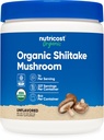 Nutricost Biologische Shiitake Mushroom Poeder 8oz - 100% Organisch Gecertificeerd, Glutenvrij, Niet-GGO
