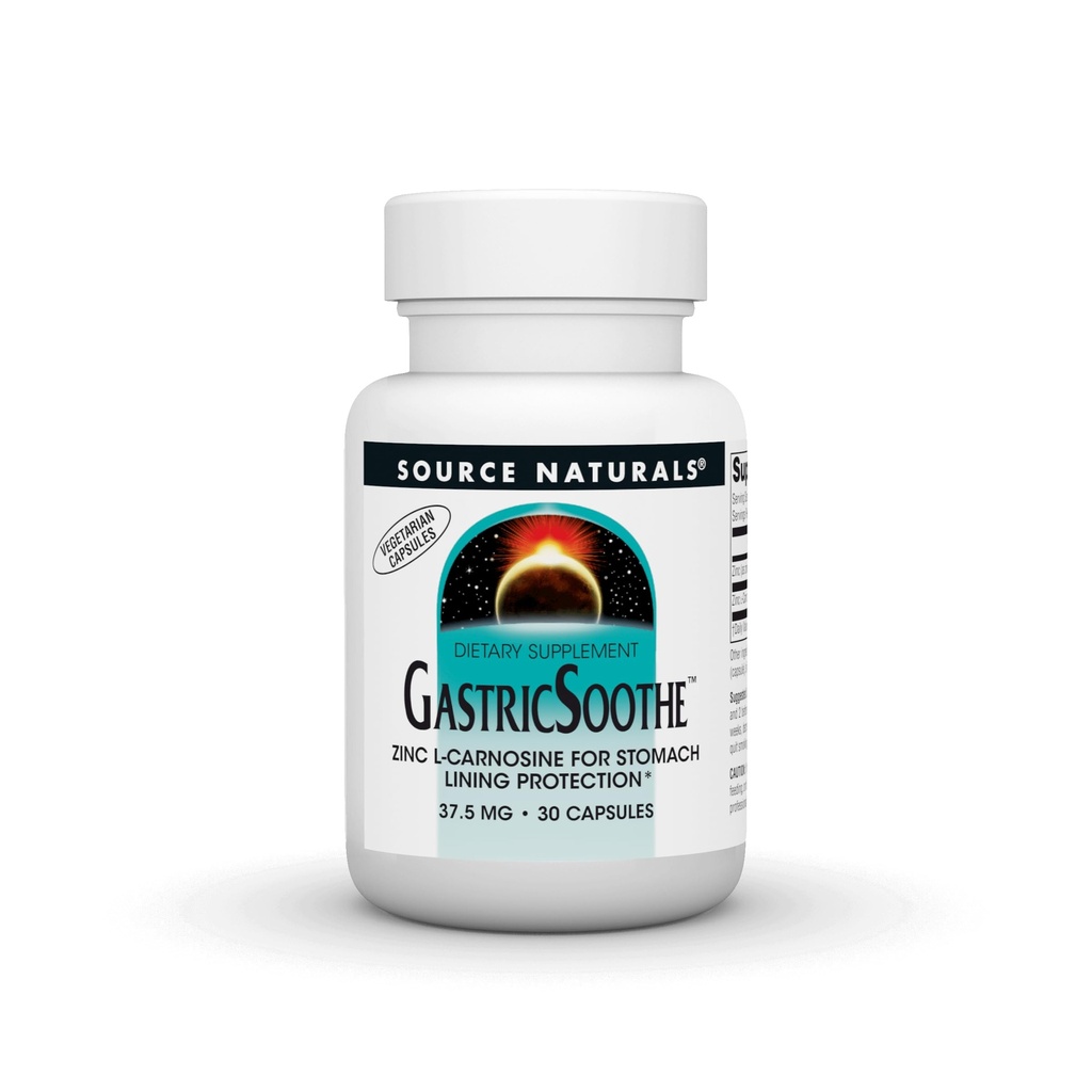Bron Naturals GastricSoothe Zink L-Carnosine* - 30 Veggie Caps