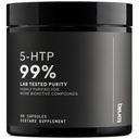 Toniiq Ultra hoge sterkte 5HTP capsules - 99%+ Hoog gezuiverd en biologisch beschikbaar - 12:1 Geconcentreerd Extract - 200mg - 90 Veggie Capsules