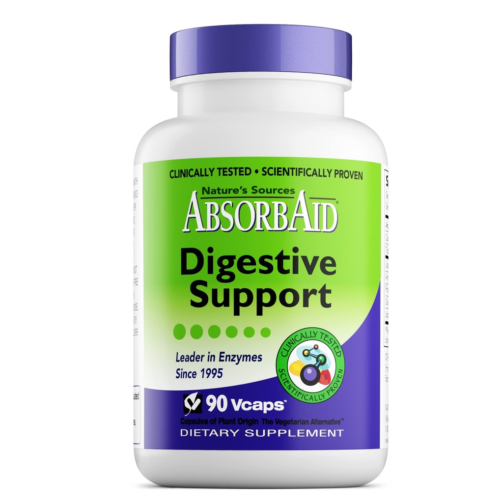 Natuurlijke bronnen AbsorbAid Digestieve ondersteuning - 90 Vcaps