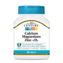 21e eeuw Cal Mag Zink + D Tabletten, 90 Tellen (verpakking 2)