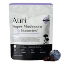 Auri Super Mushroom Chill Gummies - Natural Calming Aid & Stress Reduction Supplement voor volwassenen w / Reishi Mushroom, Ashwagandha, L-Theanine - Ontspannen Mind & Harmonise Your Day - 60 Calm Gummies
