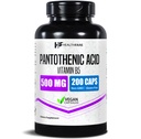 Healthfare Pantothenic Acid 500mg Vitamine B5 Supplement 