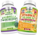 VERSE GEZONDHEIDSZORG Chlorella en Vitamine D3 10.000 IE - Bundel