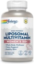 SOLARAY Liposomal Multivitamine voor vrouwen 50 Plus, verbeterde absorptie met ijzer, vitamine D, vitamine C, B12, Biotine & More, Immune Support & Bone Health, Vegan, 60 porties, 120 VegCaps