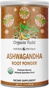 Biologische Veda Ashwagandha Root Powder, 16oz - 100% Pure & Natural Ashwagandha Powder Supplement, Withania Somnifera - Verbetert Mood, Uithoudingsvermogen, Ondersteuning Immuniteit, Energie - Vegan, Non-GMO