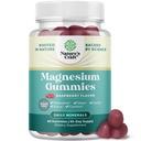 Suikervrije extra sterkte Kalm Magnesium Gummies voor volwassenen - Ontspannende Magnesium Citrate Gummies met Elemental Mag - Slaaphulp Zachte Kauwen Raspberry Flavored - Lichaam & Mind Ontspanning - 60 Tel.
