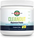 KAL Cleanout Magnesium Plus Psyllium Husk Powder - Lemon Lime - Magnesium Oxid with Fiber Supplement - Regulation Support Drink Mix - No Sugar - 60-Day Garantie, 40 Servings, 8.5 OZ