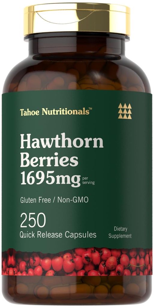 Tahoe Nutritionals Hawthorn Berry Capsules 