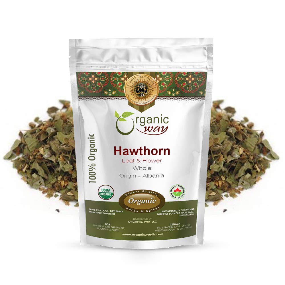 Organic Way Hawthorn Leaf and Flower Whole (Crataegus monogyna) - Kruidenthee 