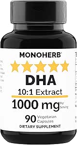 MONOHERB DHA Extract 1000 mg - 90 Vegetarische capsules