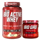 iSatori Bio-GRO Vanille Ice Cream (60 porties) & Bio-Active Whey Proteine Powder Unflavored (30 porties)