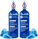 Topical Magnesium Oil Spray Glass Bottle from Ancient Zechstein Sea and Trace Mineral 7 floz - Transdermal Pure Magnesium Spray Oil for Feet, Muscle Relaxation, Leg Cramps, Slaap en algehele gezondheid