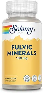 Solaray Fulvic Minerals 100 mg Himalaya Shilajit 
