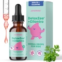 JoySpring DetoxZee Cilantro Drops for Kids - Natural Detox Support with Zeolite & Cilantro Extract - Voorzichtige Whole-Body Cleanse voor kinderen en peuters - Kid-Friendly Liquid Detox, 30 porties