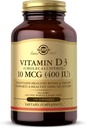 Solgar Vitamine D3 (Cholecalciferol) 10 MCG (400 IE), 250 Softgels - helpt gezonde botten en tanden te behouden - Immuunsysteemondersteuning - Non-GMO, Glutenvrij, Zuivelvrij - 250 porties