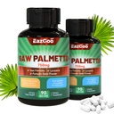 Zag Palmetto Supplement, Zag Palmetto Extract 750 mg, met Lycopeen, Pompoenzaad poeder, voor mannen en vrouwen, Niet-GGO's & Gluten, Veganistisch, 90 Count Capsules(verpakking van 2)