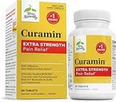 Terry natuurlijk Curamin Extra sterkte - Curcumin & Boswellia voor gezonde oplage ondersteuning - Kurkuma supplement ter ondersteuning van gewrichten, spiergezondheid & Endorphin productie - 90 tabletten