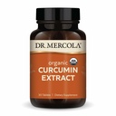Dr. Mercola Organic Curcumin Extract, 30 porties (30 tabletten), Dieetsupplement, Niet-GMO, Gecertificeerd USDA Biologisch