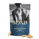 BOND vitaliteit - Alles-in-één mannelijke vruchtbaarheidssupplement - Conceptie voor hem, vruchtbaarheidssupplementen voor mannen, mannelijke wellness-supplement - CoQ10, vitamines B12, C, D, & E, Catalase, Selenium - 120 capsules