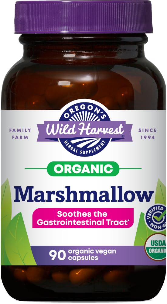 Oregon's Wild Harvest Marshmallow Biologische Kruidensupplement, 90 Tellen