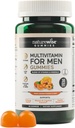 NatureWise Multivitamine for Men, Gummies Peach Mango Flavor, for Immune Health with Minerals & Vitamin A, C, D, E, B6 and B12, Vegetarian, Soy-Free, Non-GMO, 60 Count[1-maand levering]