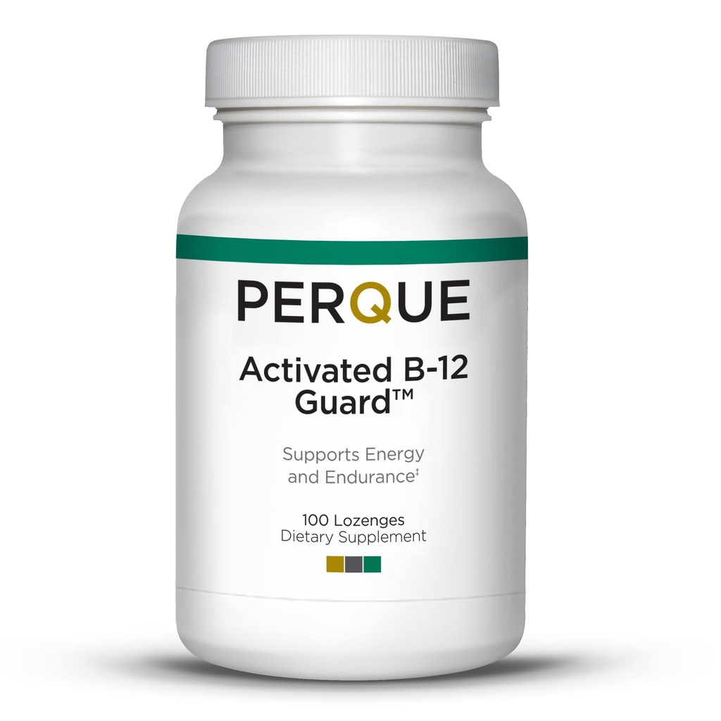 Perque geactiveerde B-12 Guard (2000 mcg, 100 lozen)