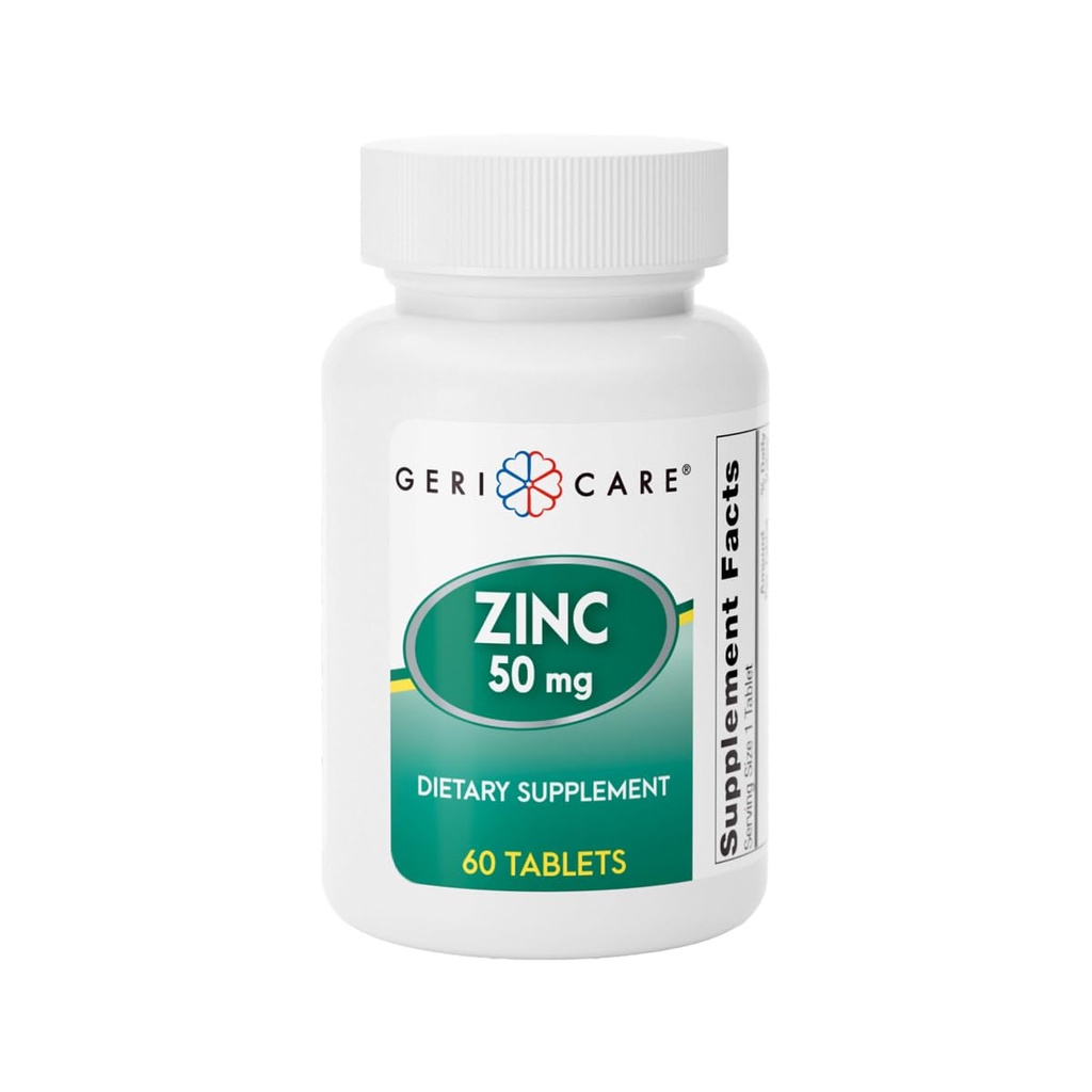 GeriCare Gericare Zinksulfaat 220mg Dieetsupplement, 60 Tel.