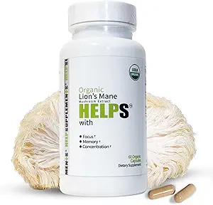 Biologische Lion's Mane Paddestoel Capsules 