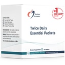 Designs for Health Tweemaal daagse essentiële pakketten - Dagelijkse Multivitamine Packs met Immune Support Vitaminen D + Zink - Calcium + Magnesium Capsules - OmegAvail Visolie (60 Individuele Packets)