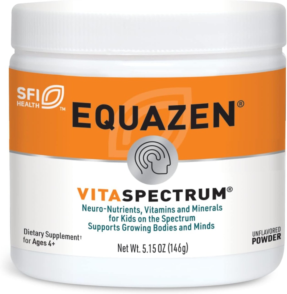 EQUAZEN VitaSpectrum Poeder - Nutriënten, Vitaminen en Mineralen Poeder voor kinderen - met Choline, Folaat, B12, B6, Vitamine E en Vitamine D (5.15 oz)