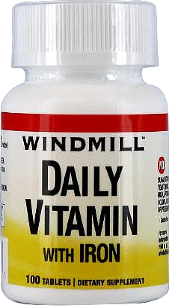 Windmolen Dagelijks vitamine met ijzer en Beta-Caroteen