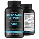 Neuropathie ondersteuning natuurlijke nerve ongemak verlichting - Made in USA - Nerve Antioxidant voor Trigeminal Neuralgie, Diabetische en Perifere Neuropathie - Handen, nek, voeten en tenen behandeling formule - 60 Caps
