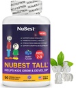 NuBest Tall Kids - Peuter Vitaminen en Kids Vitaminen voor de leeftijd 2 tot 9 - Ondersteuning botsterkte, algemene gezondheid en immuniteit - dierlijke vormen - 90 Kauwbare Berry Tablets