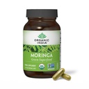 ORGANISCHE INDIA Moringa Capsules Biologische - Moringa Supplement - Green Superfood, Moringa Leaf Capsules, Pure Supergreen, Vegan Greens, Nature's Multivitamine, Vegan, Glutenvrije - 60 Capsules