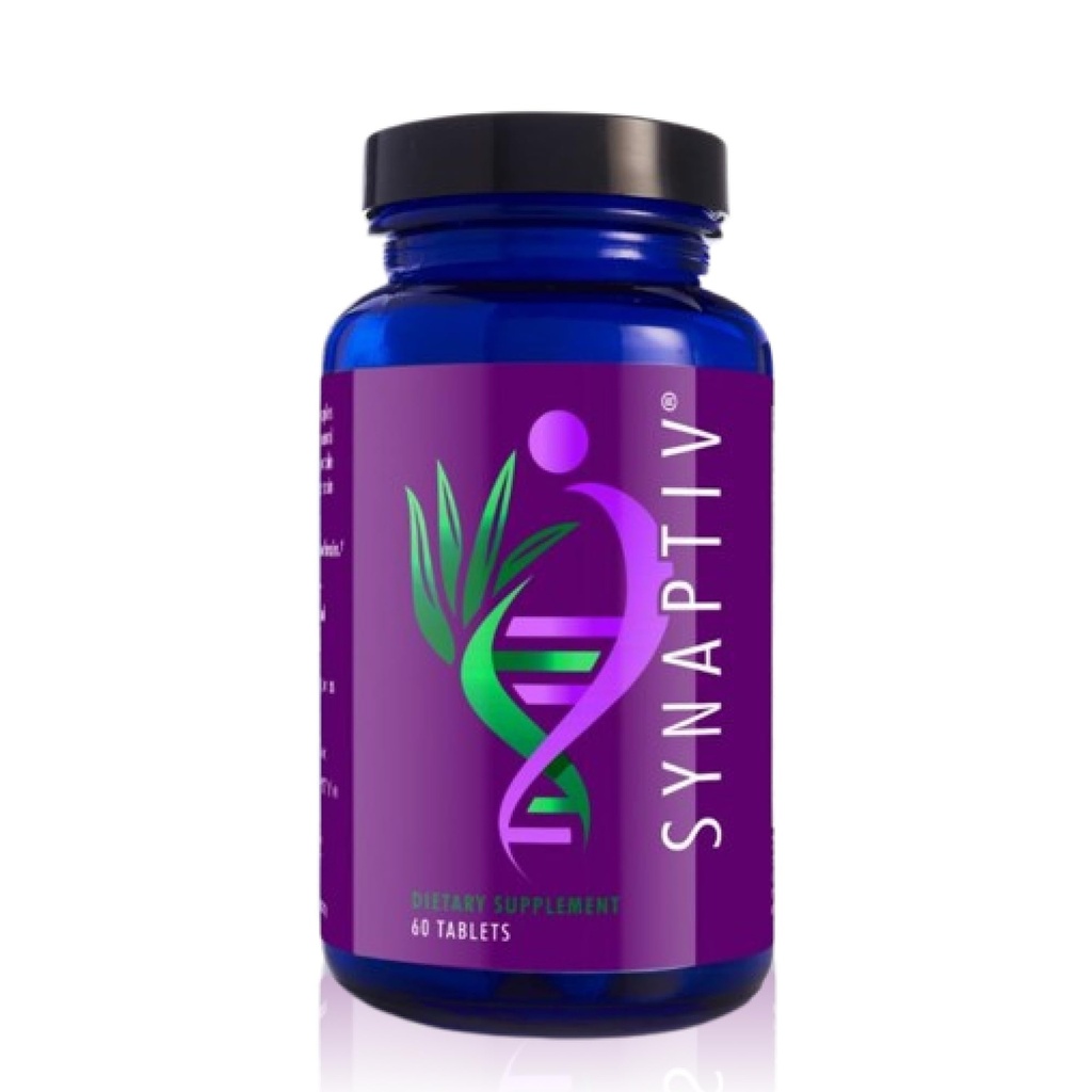 Youngevity SynaptivTM Brain Support - 12in1 - Ginkgo, Huperzine, Bacopa, Quercetine en meer - met Krachtige Antioxidant Blend + Vitaminen - 60 Tablets (pakket van 1)