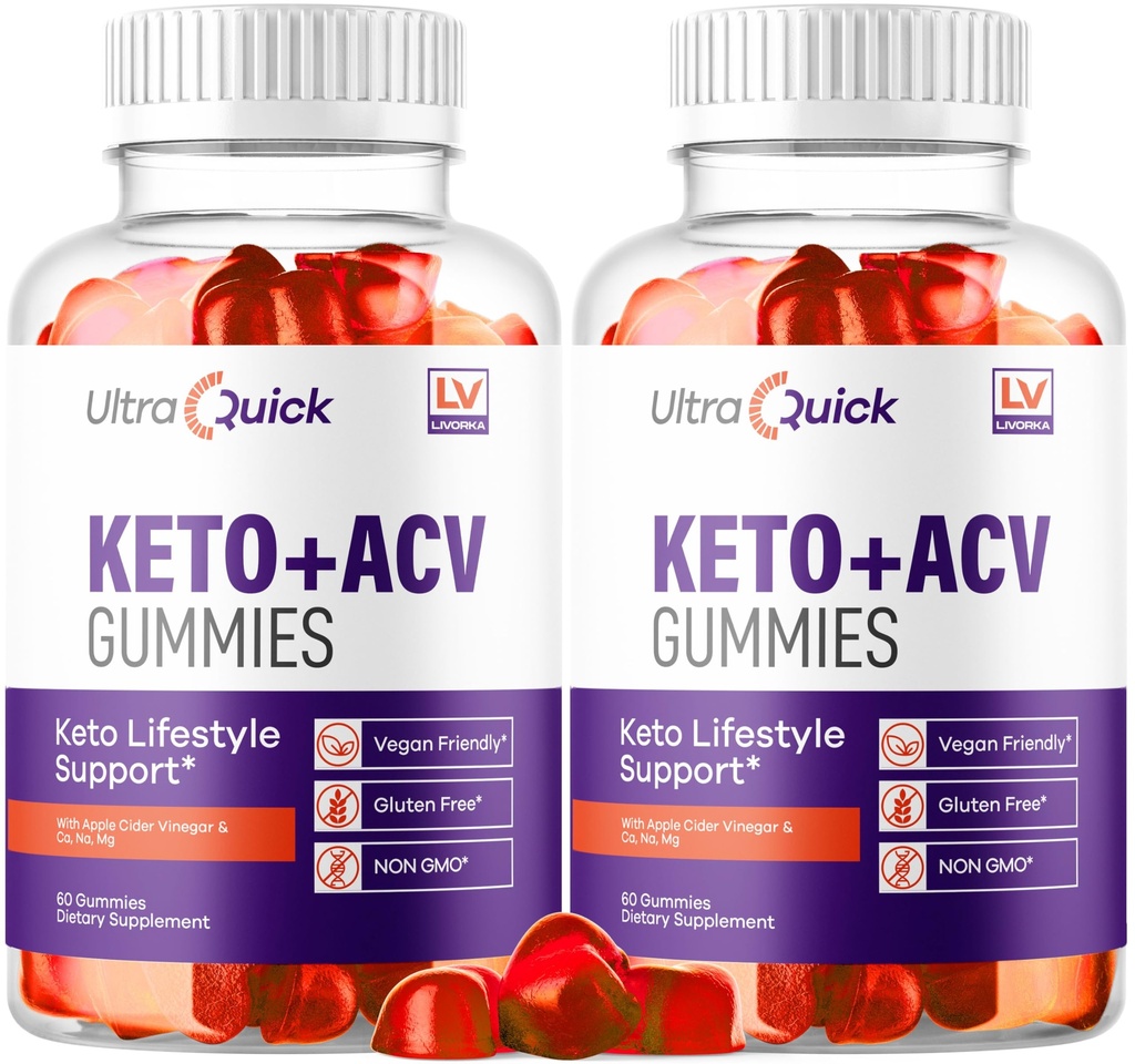 (2 Pack) Ultra Quick Keto ACV Gummies gewichtsverlies, Ultra Quick Keto ACV Gummies, UltraQuick Keto ACV Gummies, UltraQuick Keto Plus ACV Ondersteuning Gummies, Ultra Quick Weight Loss Gummies voor 2 maanden
